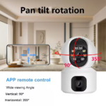 Security Camera 360 Degree Dual Lens Camera - Image 2