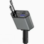 Chargeur rétractable 4 en 1 Allume cigare