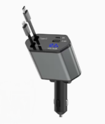 Chargeur rétractable 4 en 1 Allume cigare